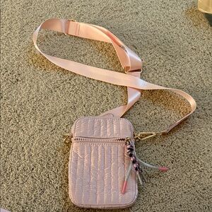 Shiraleah Pink Crossbody Bag with Tassel